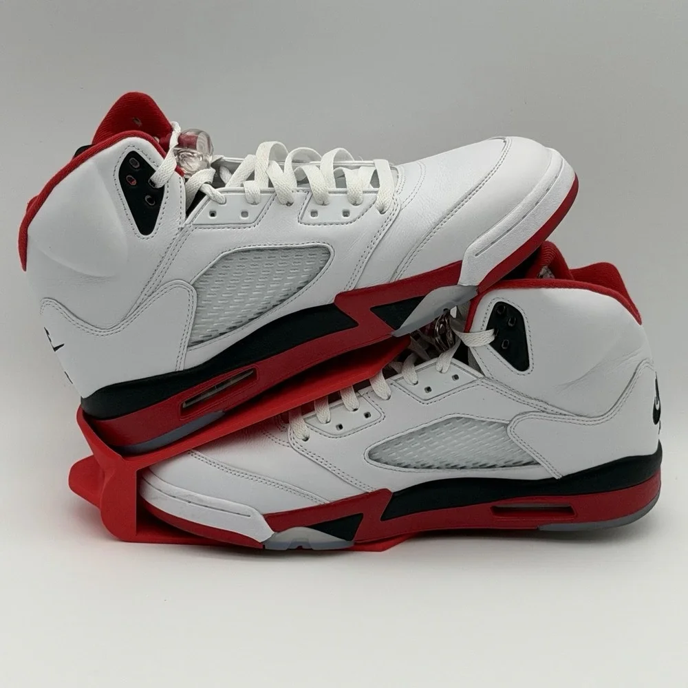 Air Jordan‎ 5 Retro OG Fire Red Black Tongue HQ7978-101 12M clean/authenticated!